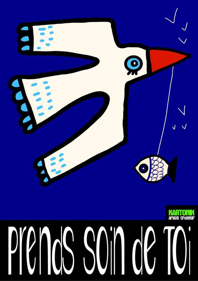 Affiche "Prends soin de toi"