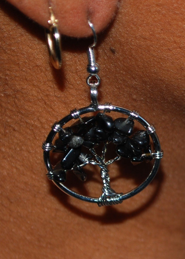 Boucles d&#039;oreille onyx