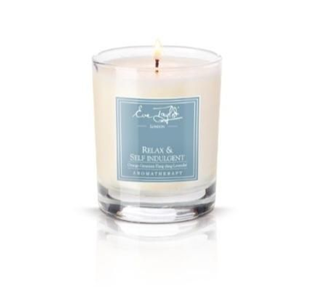 Eve Taylor Relax and Self Indulgent Aromawax candle
