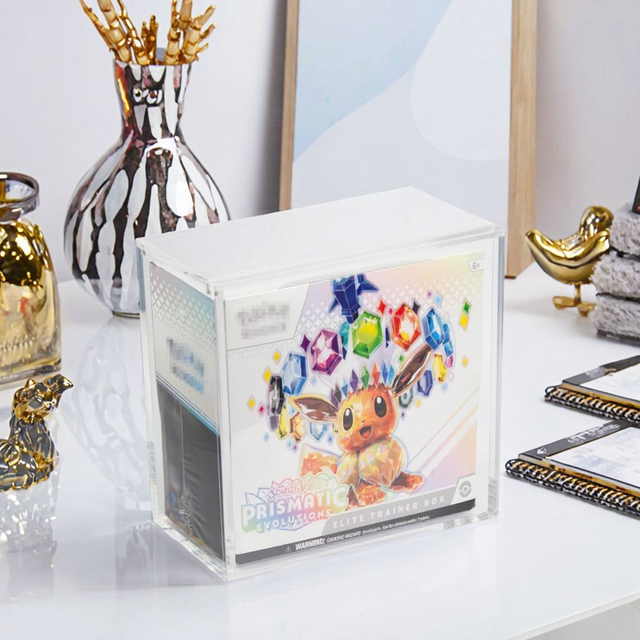 Pokemon ETB Elite Trainer Box Premium Acrylic Display Case
