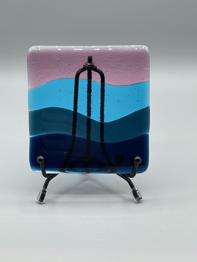 Sea Colour Coasters with sun set sky