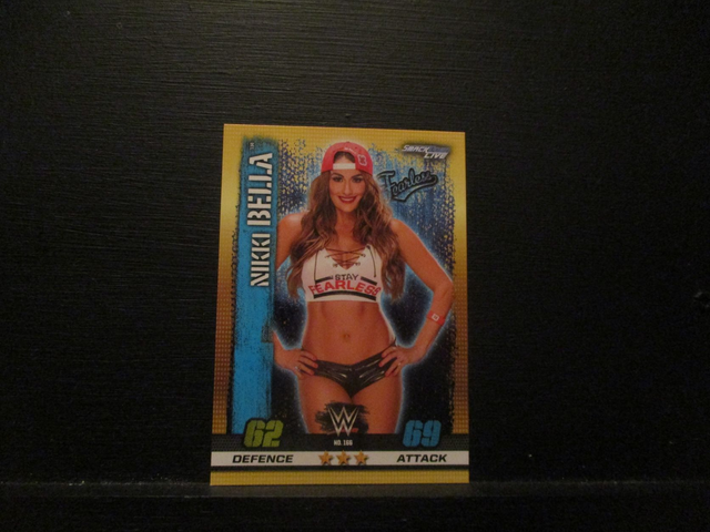 Nikki Bella - Smackdown Live Slam Attax 10th Edition Original Trading Card #166