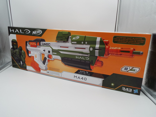 Halo Infinite Nerf Gun MA40 Motorised - Unsc RARE