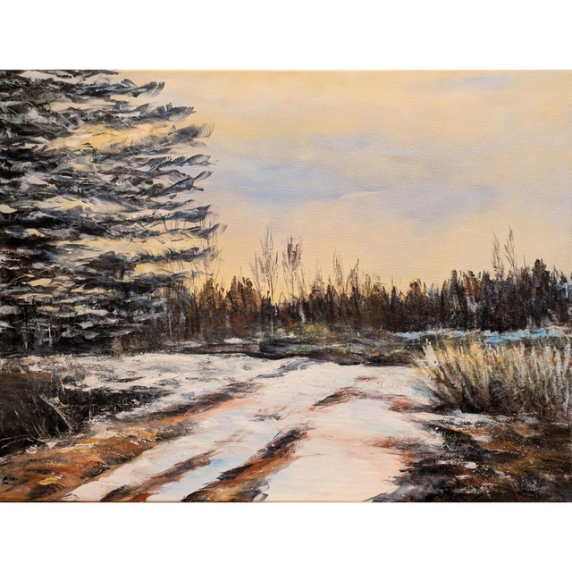 Winter light at Blackdown