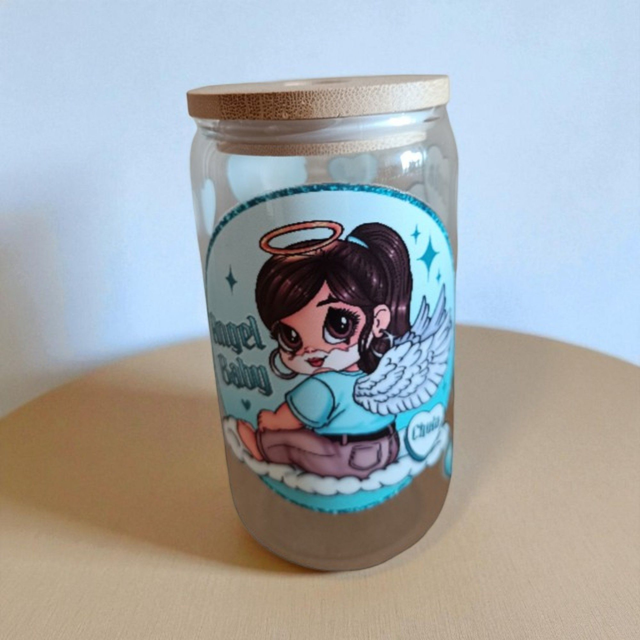 Verre à paille ange