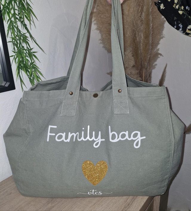 Cabas en coton délavé