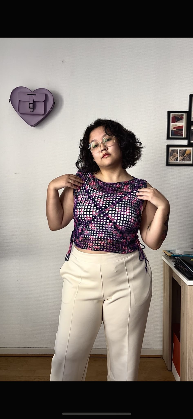 Top "Nuit étoilée" - Pièce unique - Taille unique