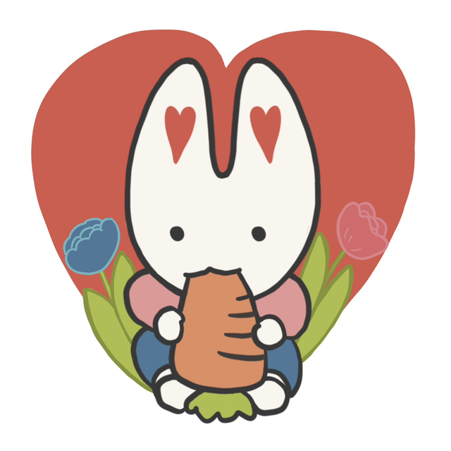 Original Art Keychain | Heartbun