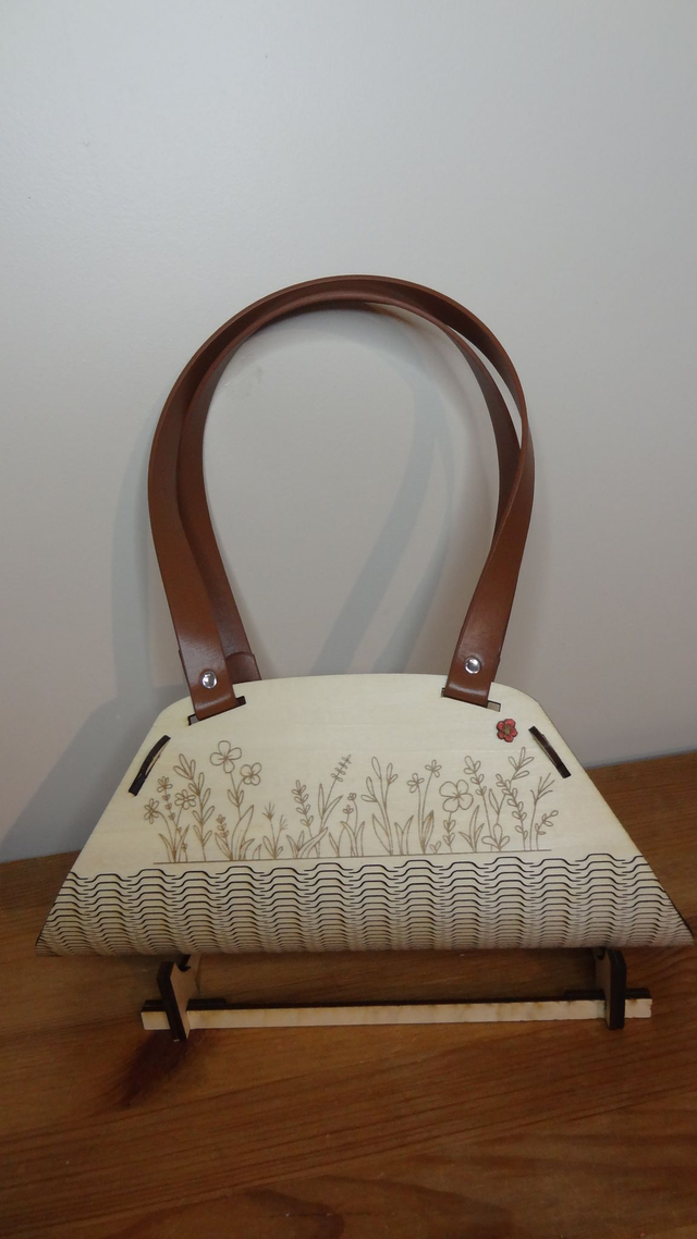 Sac en bois de soirée champêtre