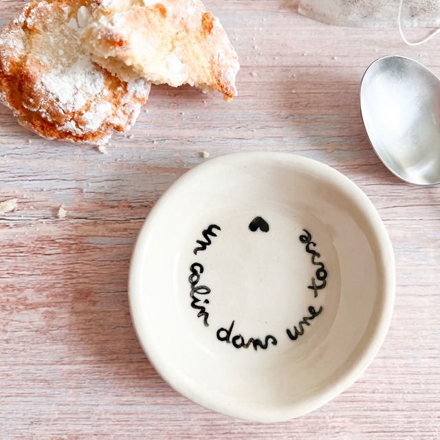 Coupelle « un calin dans une tasse »