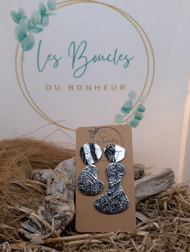 Boucles d&#039;oreilles Les jumelles ju014