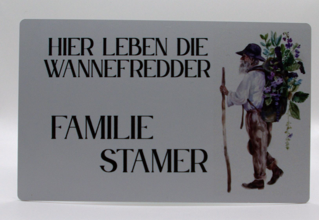 Tür-/Namensschild mit Ihrem Namen
