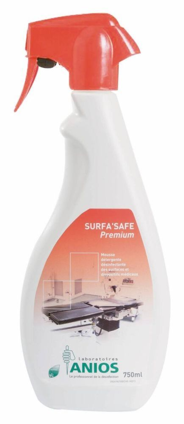 Surfa’Safe Premium – Spray désinfectant détergent 750 ml (usage professionnel)