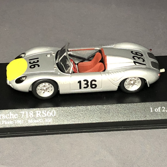 Porsche 718 RS60 Targa Florio 1961 St. Moss/G. Hill Minichamps 1:43