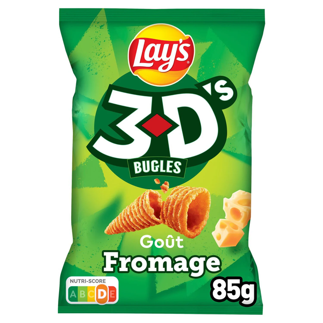 Biscuits apéritifs saveur fromage LAY'S 3D 85g