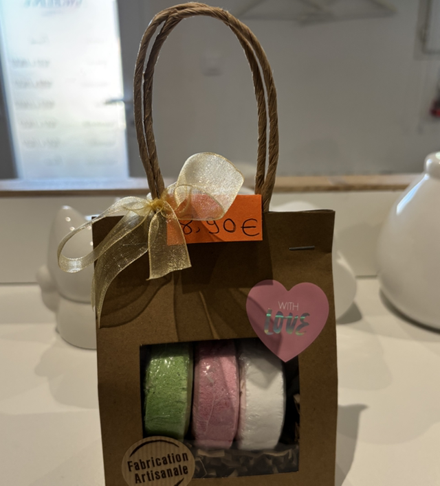 Coffret galets de douche 