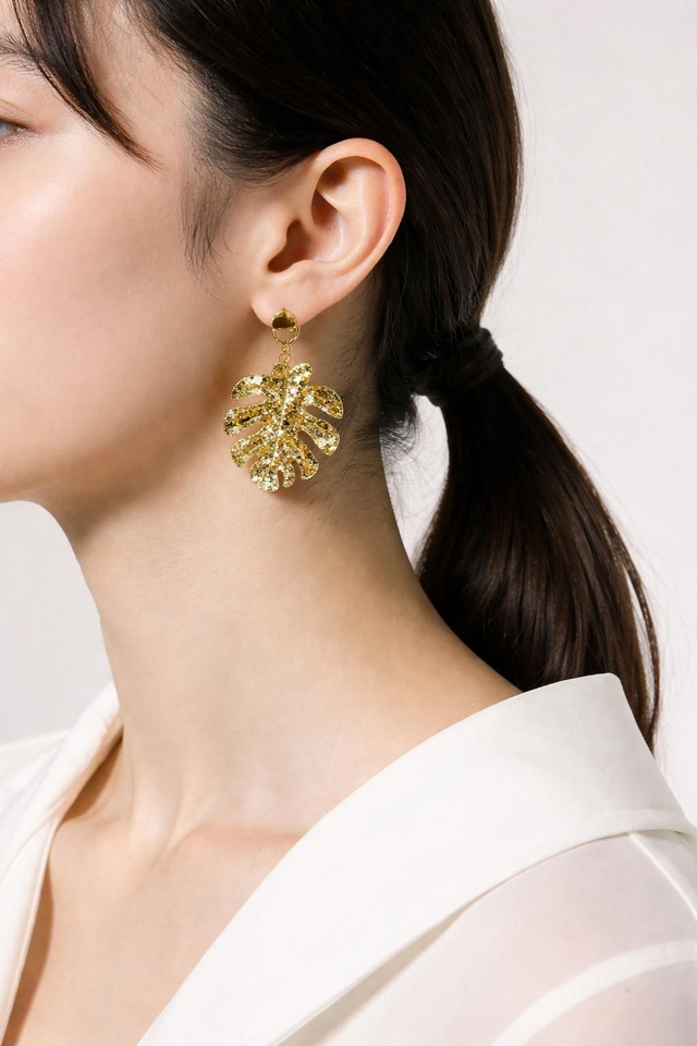 Boucles Palmiers - Collection Champagne 