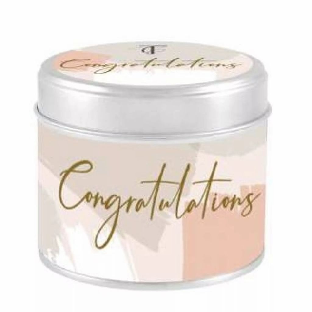 Congratulations Gift Candle