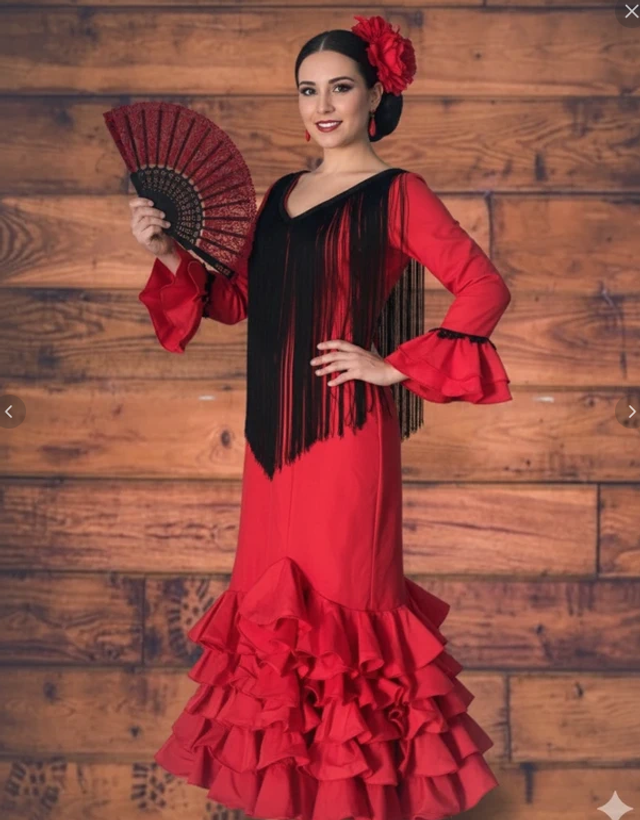 353 Taille 6XL Robe de sevillane Vestido de gitana 