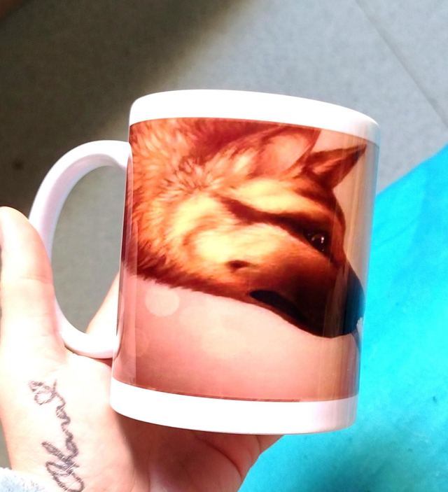 Tasse berger allemand et chat 