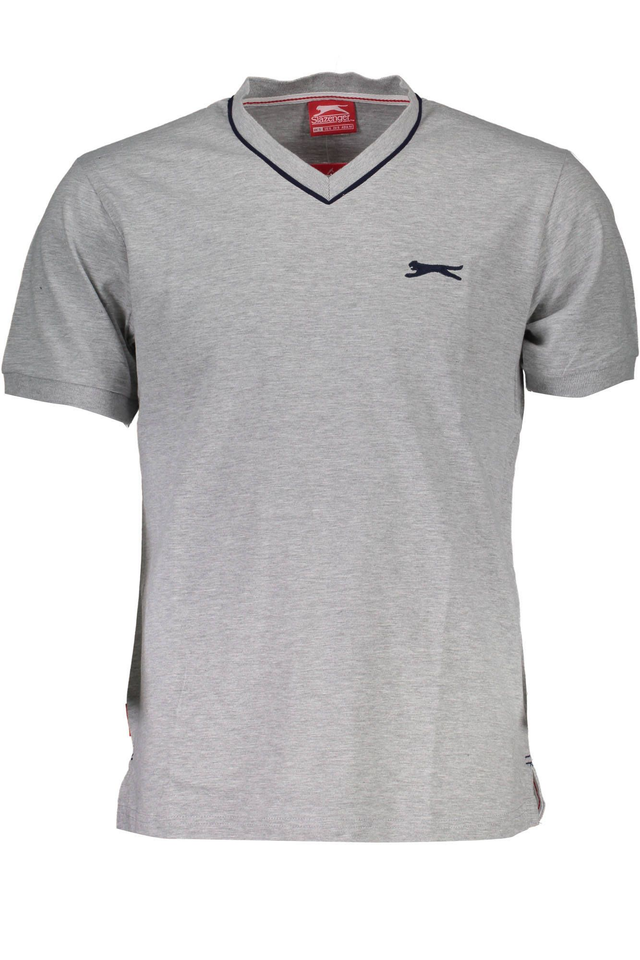 SLAZENGER T-SHIRT MANICHE CORTE UOMO GRIGIO