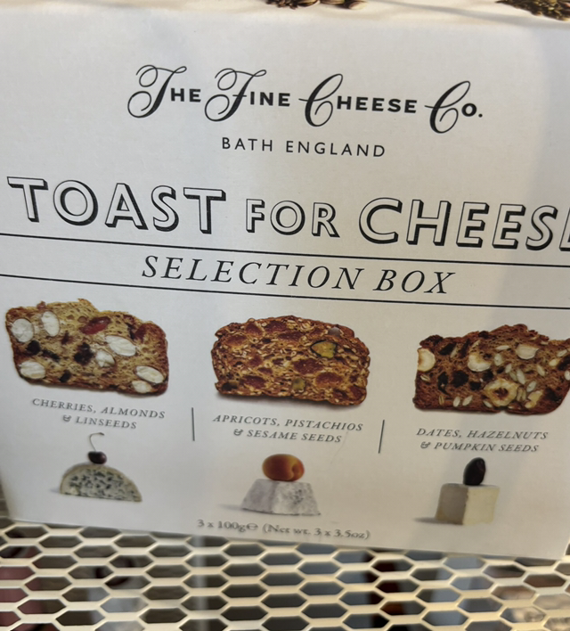 Set toast for cheese