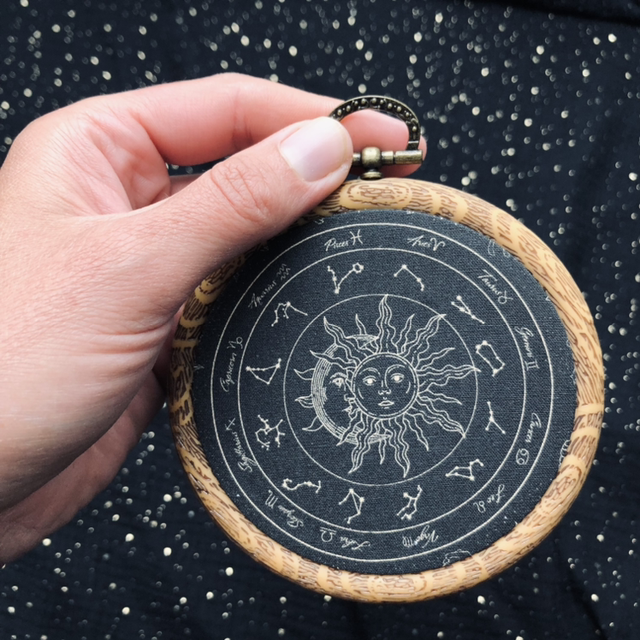 Cadre rond - Zodiaque 