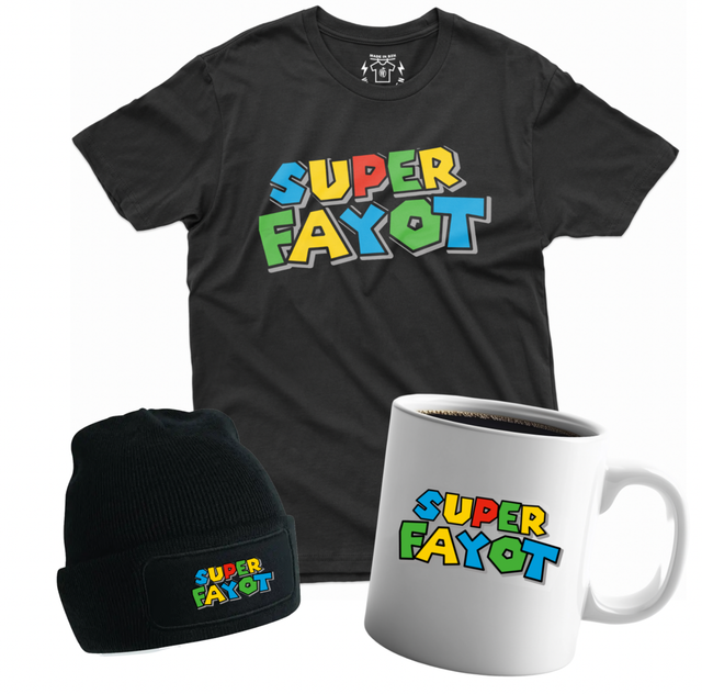 "SUPER FAYOT" Tshirt, Sweat, Bonnet, Totebag, Mug