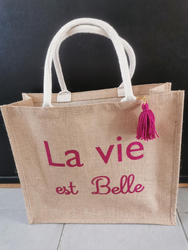 Sac cabas en toile de jute 