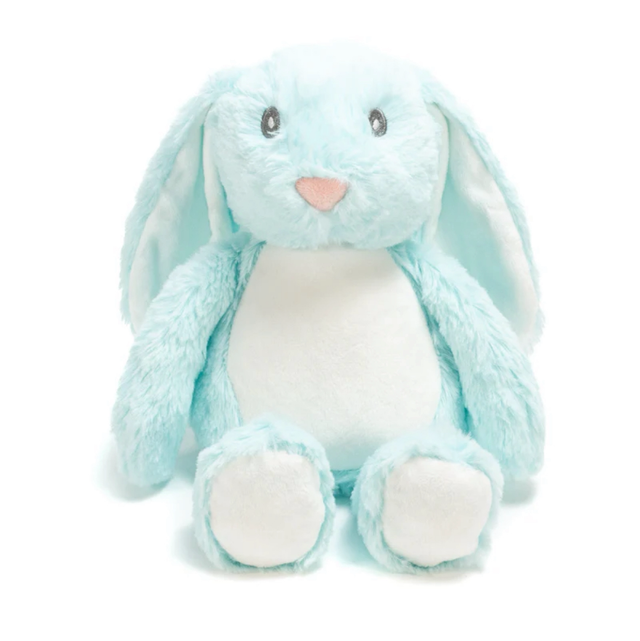 Personalised Plush Bunny - Blue
