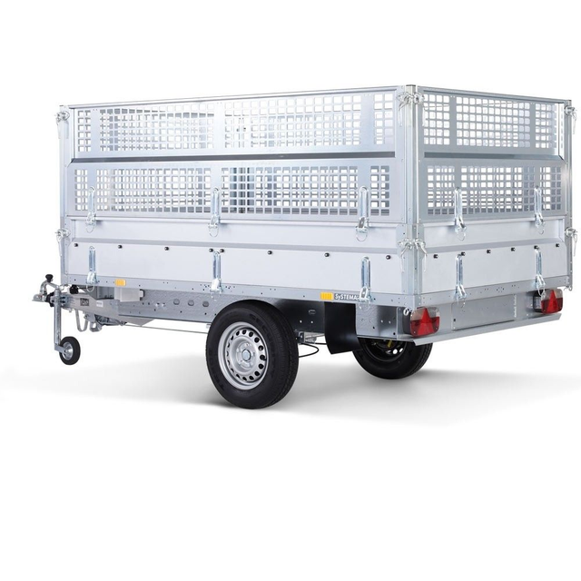 Gitteraufsatz 66 cm hoch für Zink-Bordwand (Hochlader) 