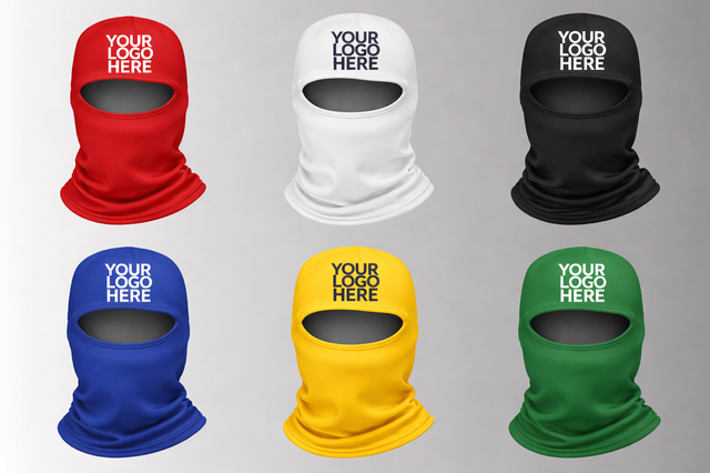 Customised motorbike face covering with your text