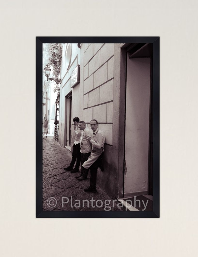 "Una pausa" (a break) - limited edition poster print.