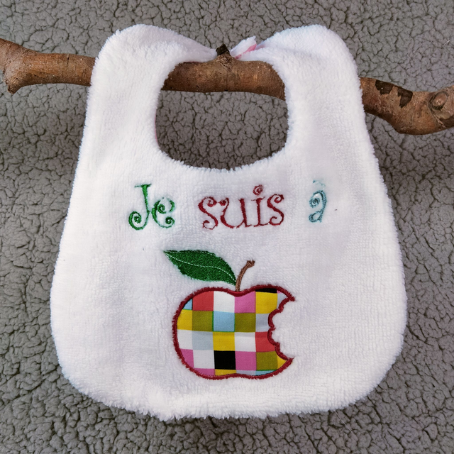 Bavoir &quot;je suis à croquer&quot;