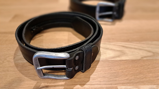 Ledergürtel mit Geheimfach, Tresorgürtel