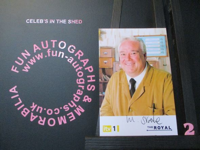 Michael Starke (Ken Hopkirk) Original Pre-Print Yellow The Royal 6x4 Cast Card (2)