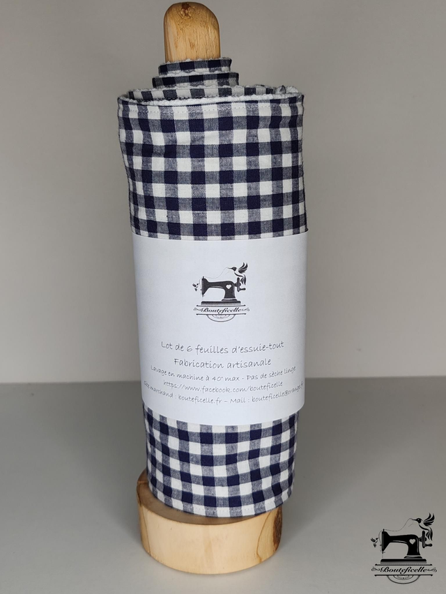 Essuie-tout "VICHY BLEU"