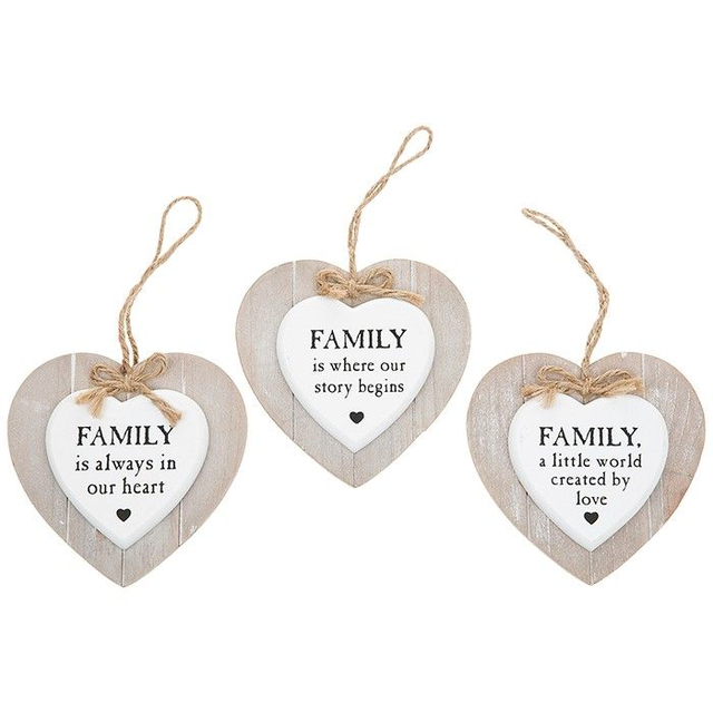 Hanging Heart - Family Is Where Our Story Begins