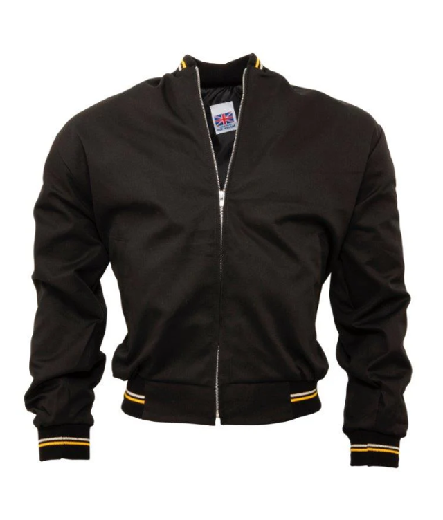Relco London Monkey Jacket - Black/Yellow