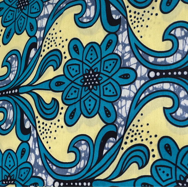 Wax Mizika au mètre Polycoton 