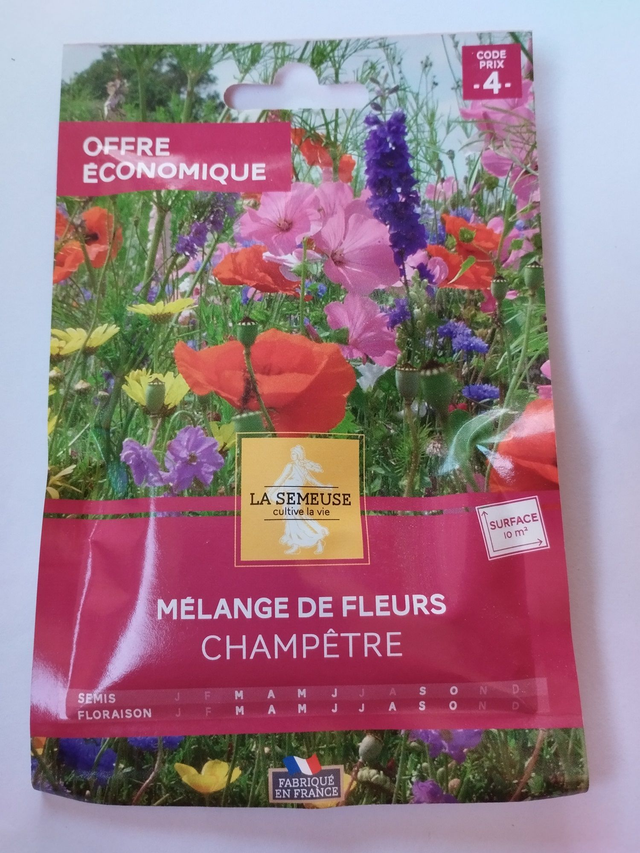 Mélange de fleurs champêtre format éco 