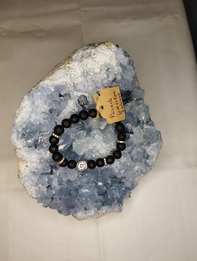 N11 Pierre De Lave/Breloque Signe Asiatique 