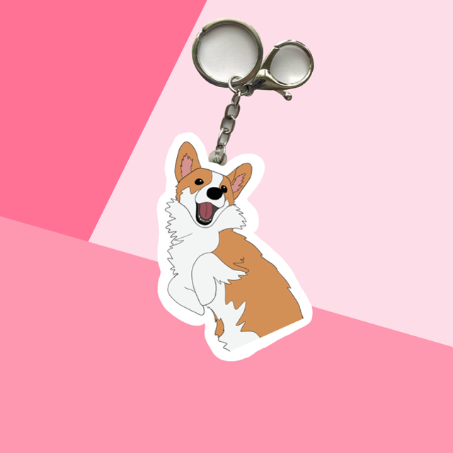 CORGI keychain - Toby