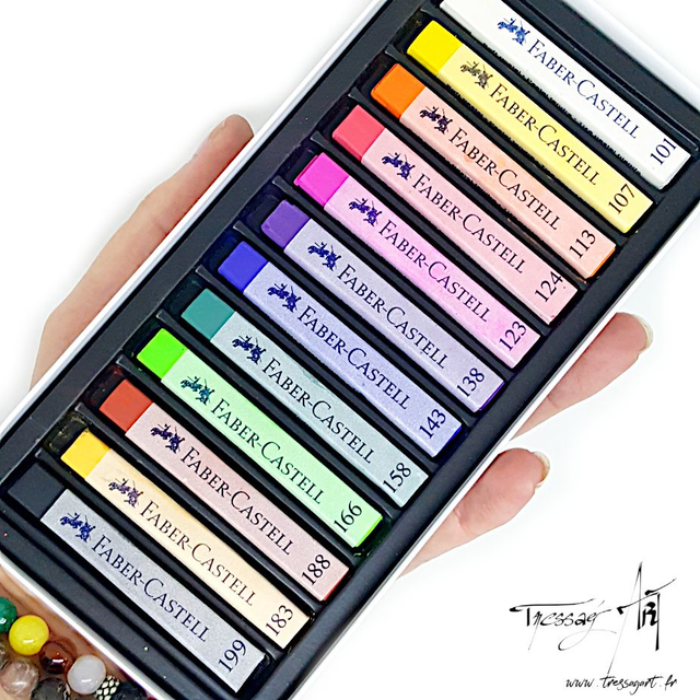 FABER CASTELL - PASTELS SECS TENDRES PAR 12 - FB110
