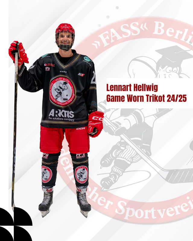 #21 Lennart Hellwig Game Worn Trikot 24/25 HOME/AWAY