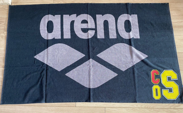 POOL TOWEL SOFT, Colour Black/Grey (C550)