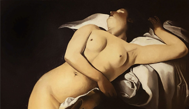 Nudo, olio su tela gallery 60 x 90 cm. (Daniele Poltronieri)