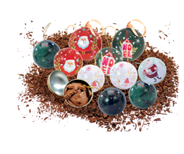 Boule métal à suspendre