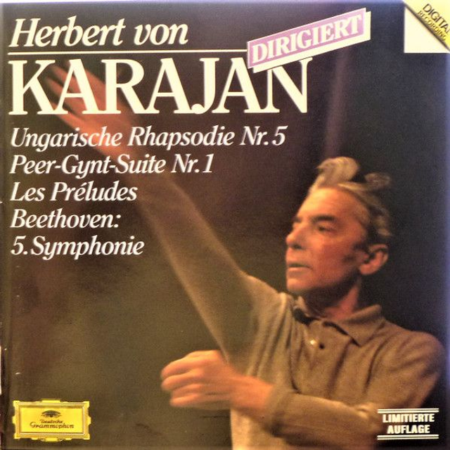 Herbert von Karajan - Beethoven* ‎– Ungarische Rhapsodie Nr.5 • Peer-Gynt-Suite