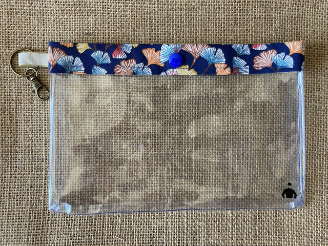 Pochette Transparente -bleue